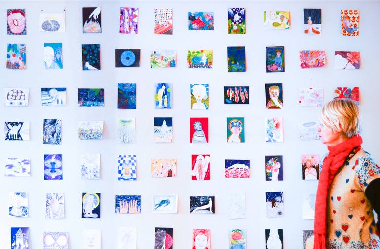 Original Figurative Family Drawing by Danielle Spoelman