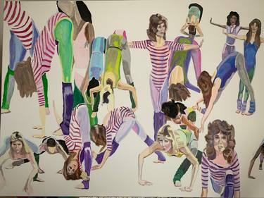 Print of People Paintings by Szabo Eszter