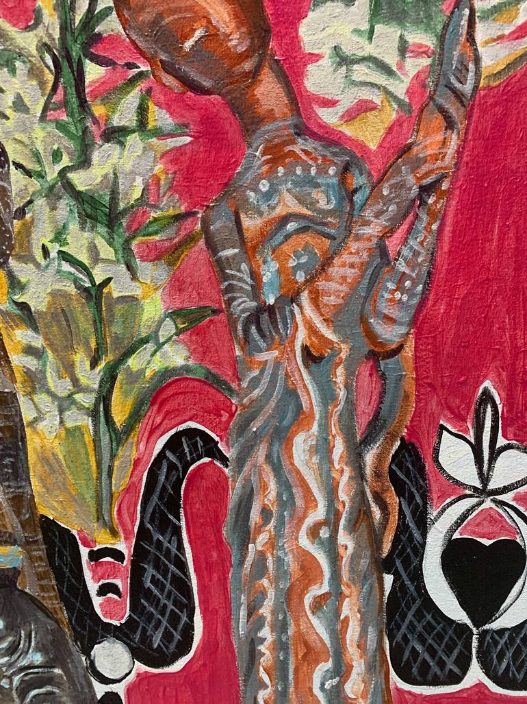 Original Fine Art Love Painting by Szabo Eszter