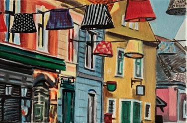 Print of Realism Cities Paintings by Szabo Eszter