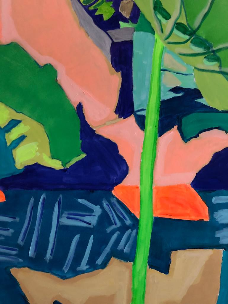 Original Figurative Botanic Painting by Szabo Eszter