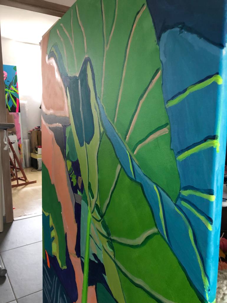 Original Figurative Botanic Painting by Szabo Eszter