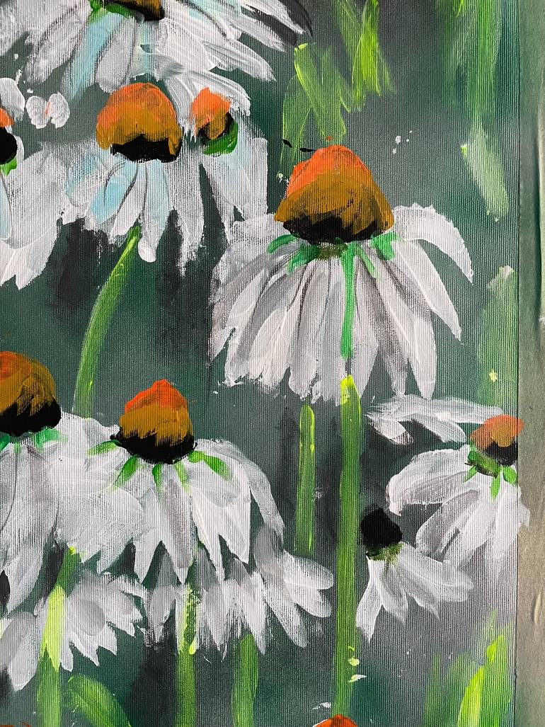 Original Impressionism Garden Painting by Szabo Eszter