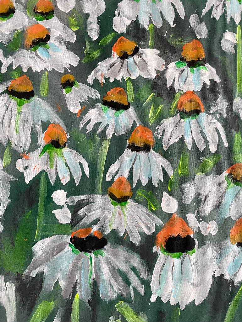 Original Impressionism Garden Painting by Szabo Eszter