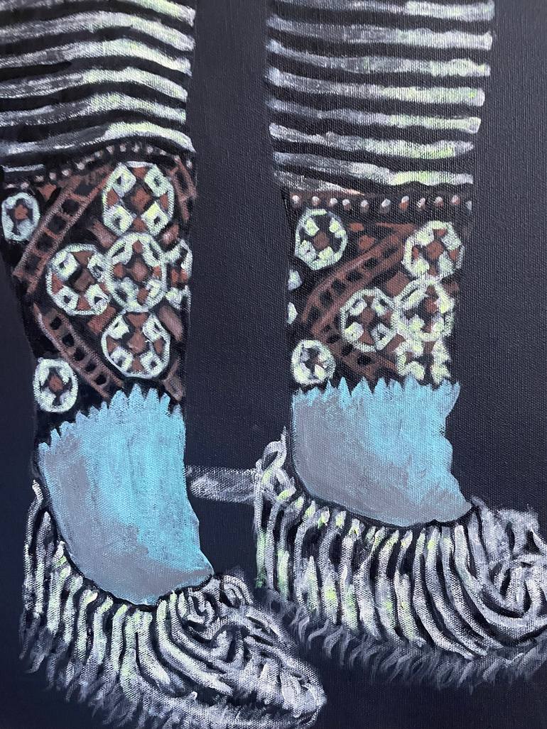 Original Figurative Fashion Painting by Szabo Eszter