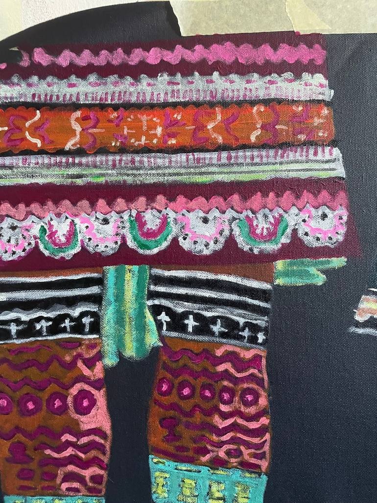Original Figurative Fashion Painting by Szabo Eszter