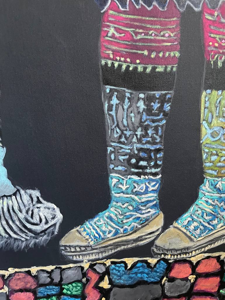 Original Figurative Fashion Painting by Szabo Eszter