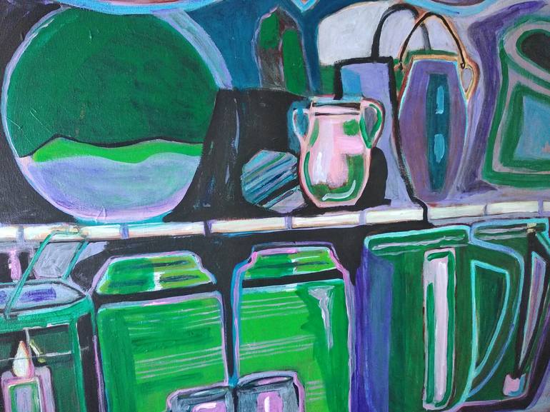 Original Fine Art Still Life Painting by Szabo Eszter