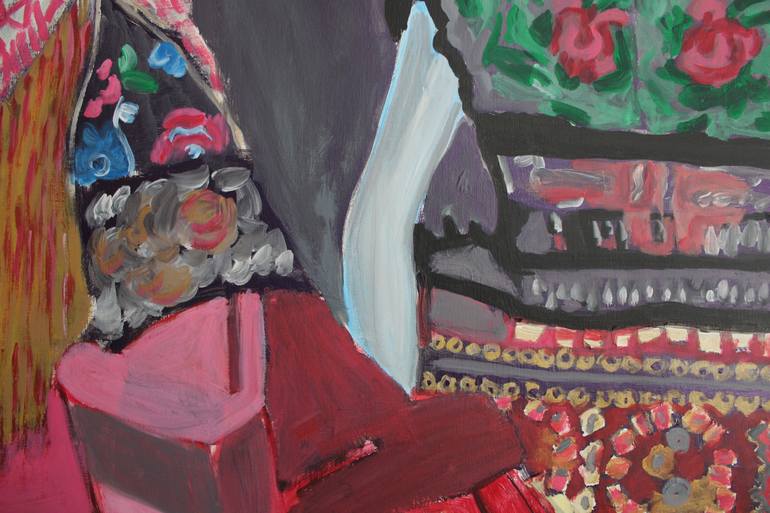 Original Figurative Pop Culture/Celebrity Painting by Szabo Eszter