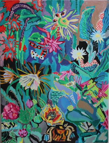 Print of Folk Floral Paintings by Szabo Eszter