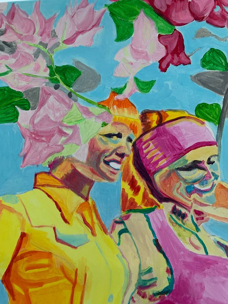 Original Figurative Women Painting by Szabo Eszter