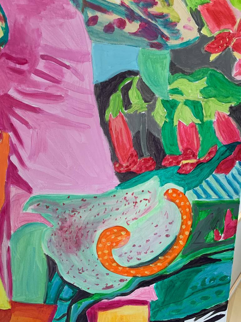 Original Figurative Women Painting by Szabo Eszter