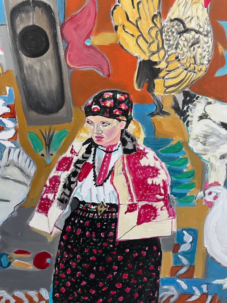 Original Folk Other Painting by Szabo Eszter