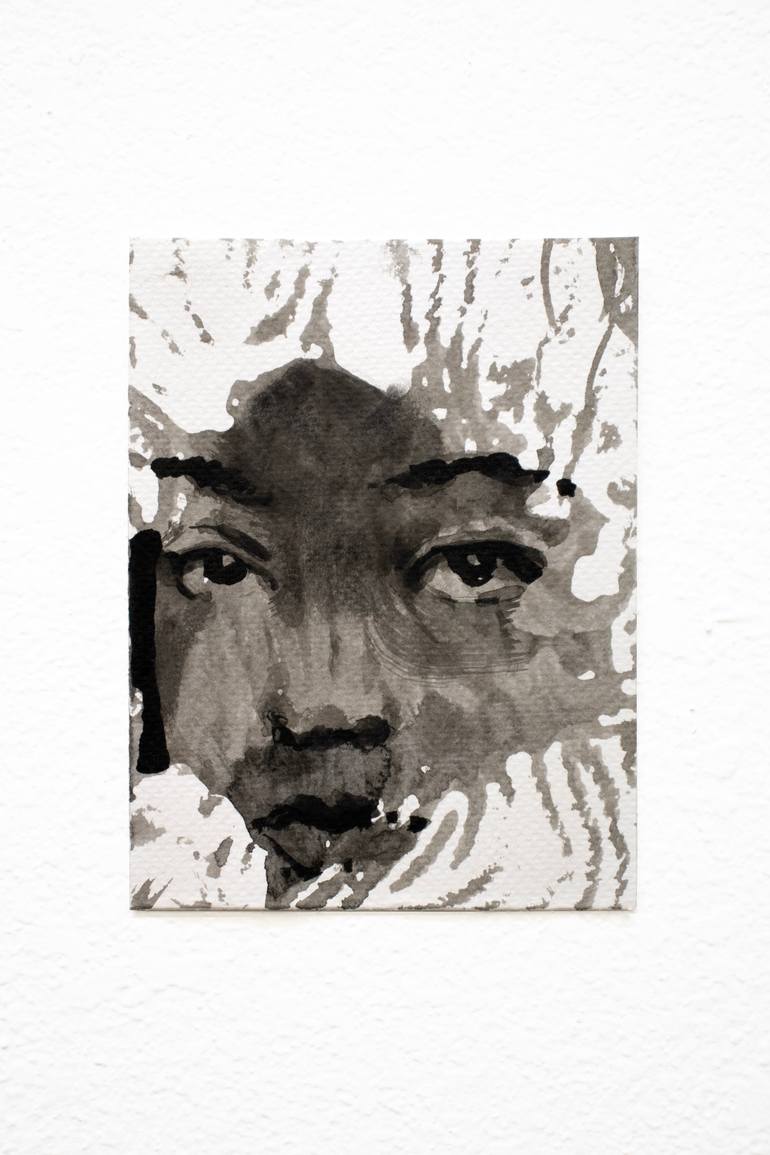 Original Abstract Portrait Painting by Bartosz Beda