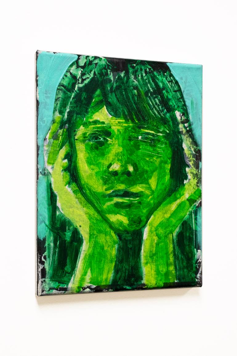 Original Abstract Women Painting by Bartosz Beda