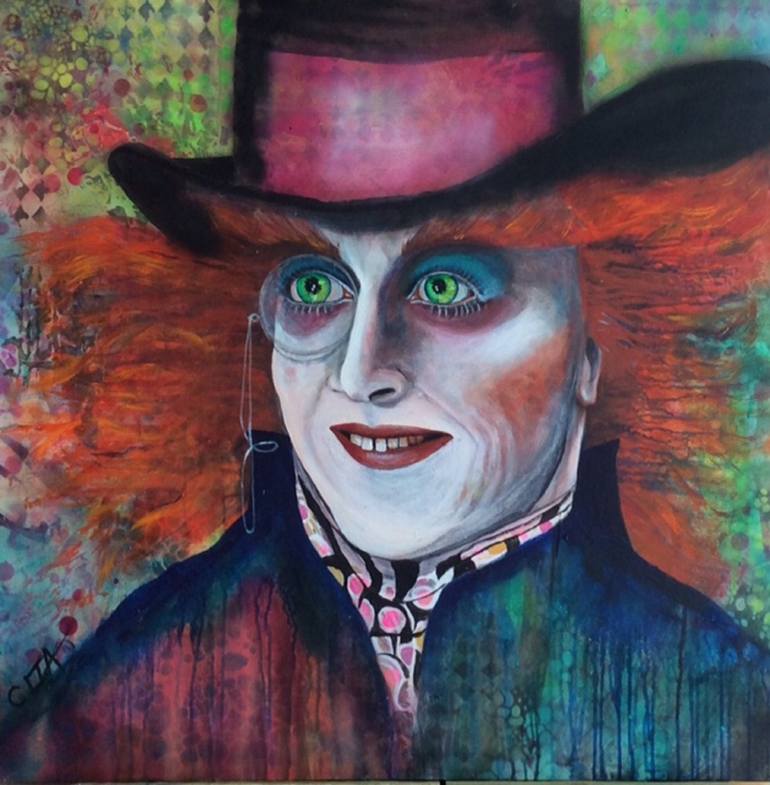 Mad as a Hatter Painting by diane CITA Timperley Saatchi Art