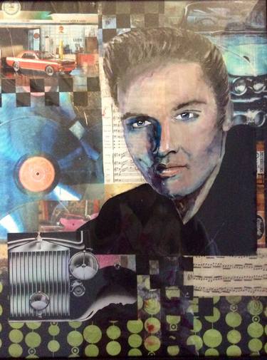Print of Impressionism Celebrity Collage by diane CITA Timperley