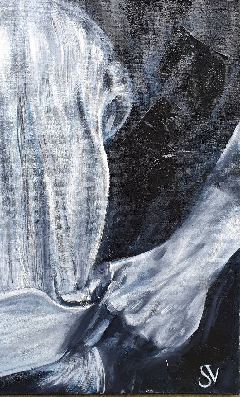Original Conceptual Women Painting by Viktoriia Sendetska