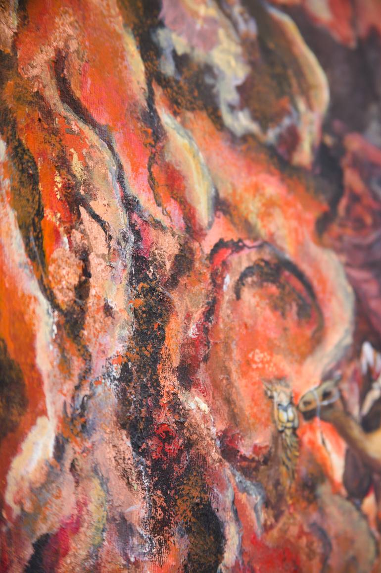 Original Surrealism Nature Painting by Julia Makhlin