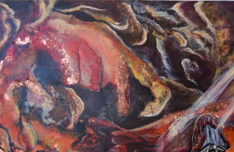Original Surrealism Nature Painting by Julia Makhlin