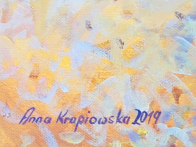 Original Fine Art Garden Painting by Anna Kropiowska