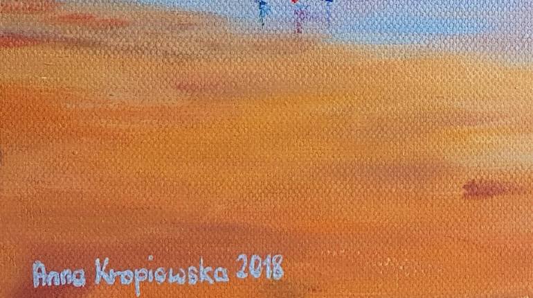 Original Realism Beach Painting by Anna Kropiowska