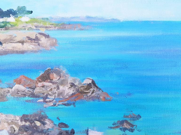 Original Figurative Seascape Painting by Anna Kropiowska