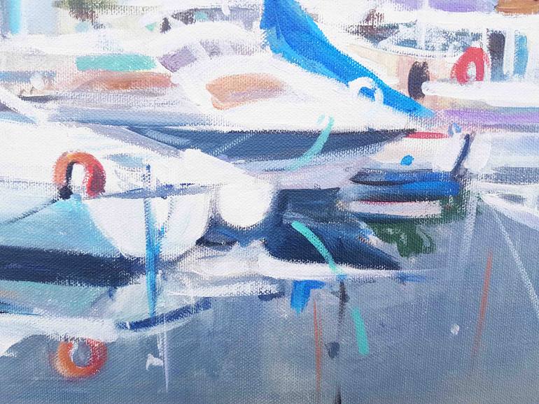 Original Figurative Seascape Painting by Anna Kropiowska