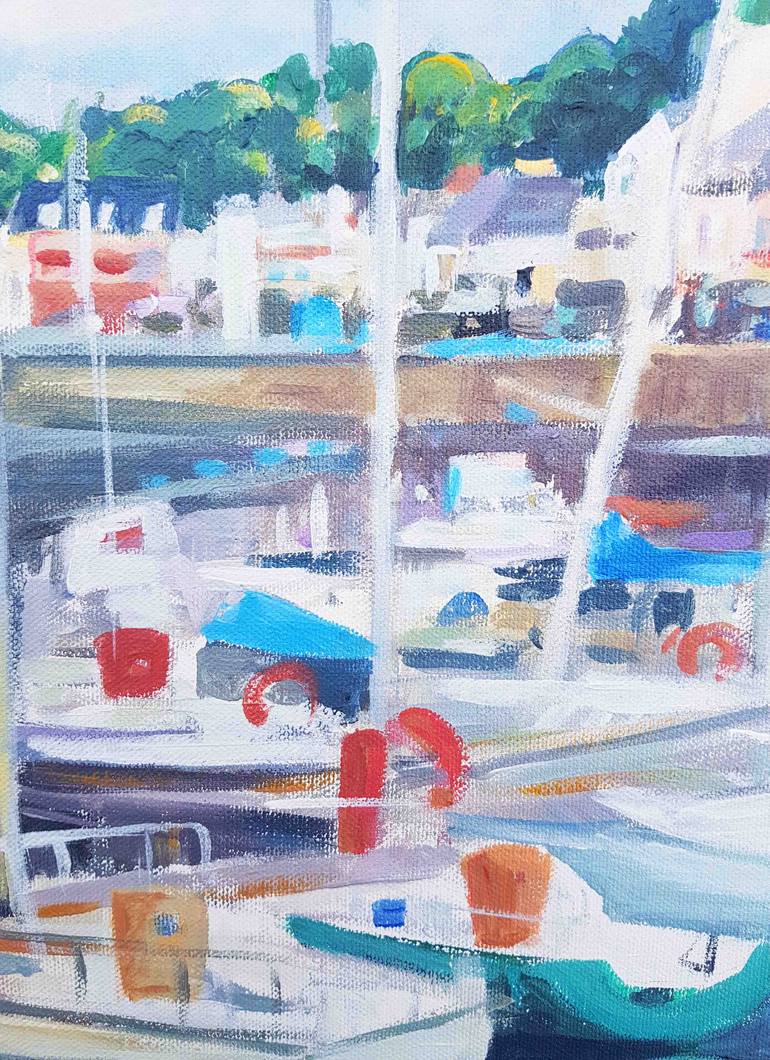 Original Figurative Seascape Painting by Anna Kropiowska