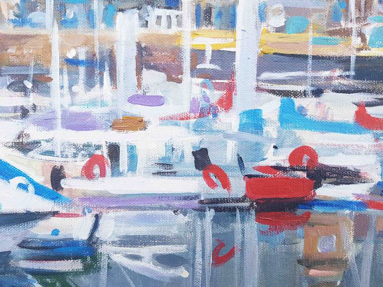 Original Figurative Seascape Painting by Anna Kropiowska