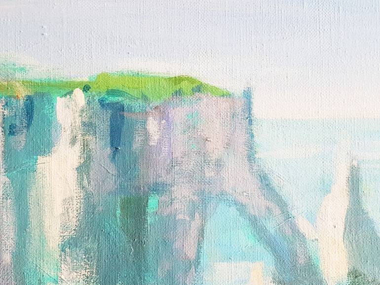 Original Impressionism Beach Painting by Anna Kropiowska