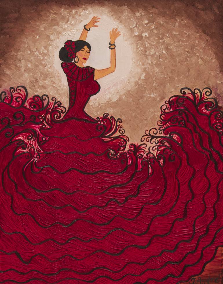 Flamenco hotsell red dress