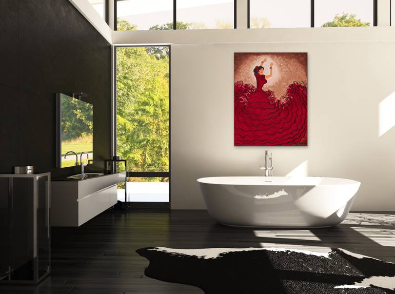 Original Expressionism Fashion Painting by Teresa Andre