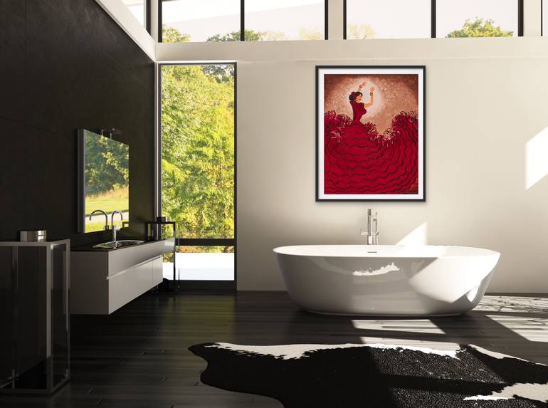Original Expressionism Fashion Painting by Teresa Andre