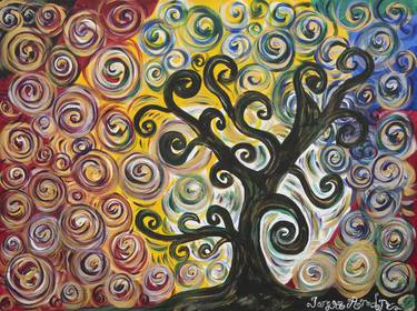 Colorful Tree Painting | Teresa Andre Art thumb