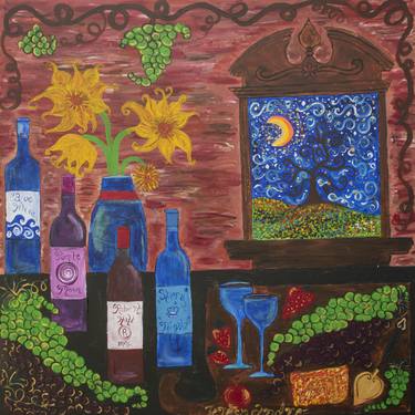 Starry Night Painting | Teresa Andre Art thumb