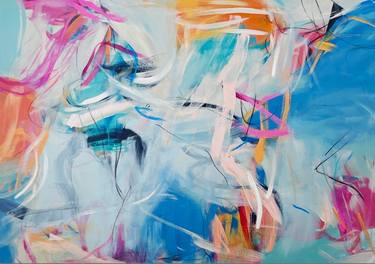 Original Abstract Expressionism Abstract Paintings by Roma Osowo