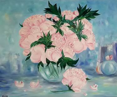 Print of Art Deco Floral Paintings by Dariia Tsiupa