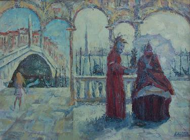 Print of Fantasy Paintings by Mykola Kanievskyi