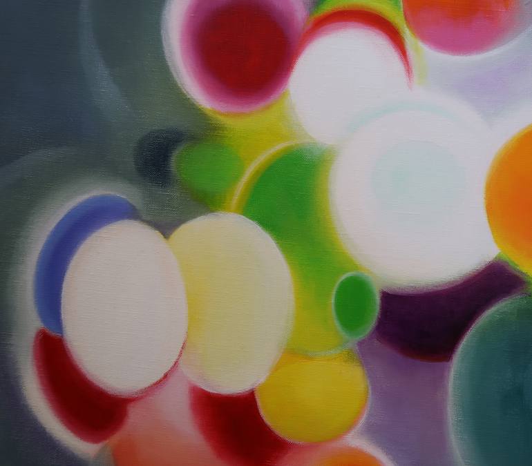 Original Modernism Abstract Painting by Mary Chaplin
