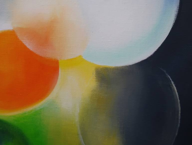 Original Modernism Abstract Painting by Mary Chaplin