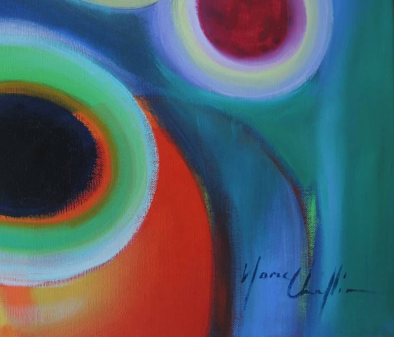 Original Fine Art Abstract Painting by Mary Chaplin