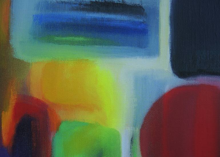 Original Modernism Abstract Painting by Mary Chaplin