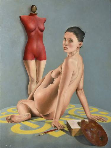 Original Figurative Body Paintings by Antonio Nasuto