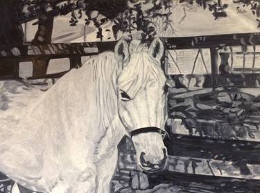 Original Horse Painting by A Hunter