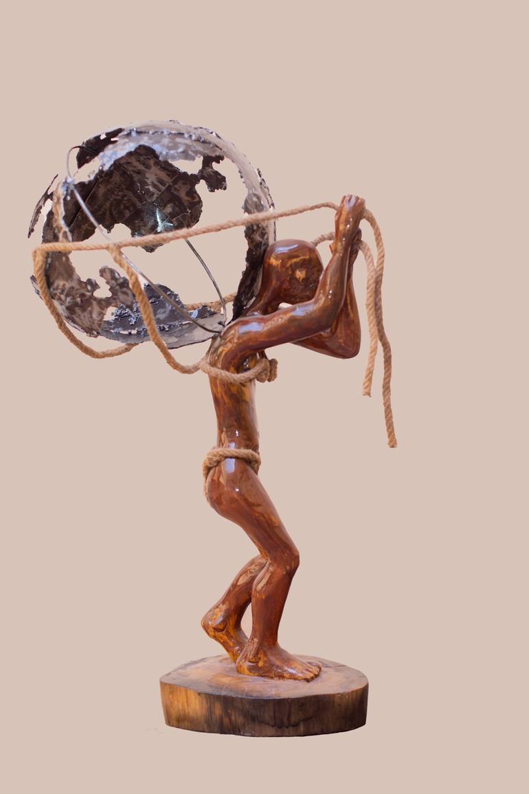 Original Women Sculpture by Jonathan Andivi Sonkola