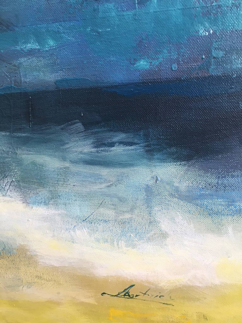 Original Abstract Landscape Painting by Ana Hartwich