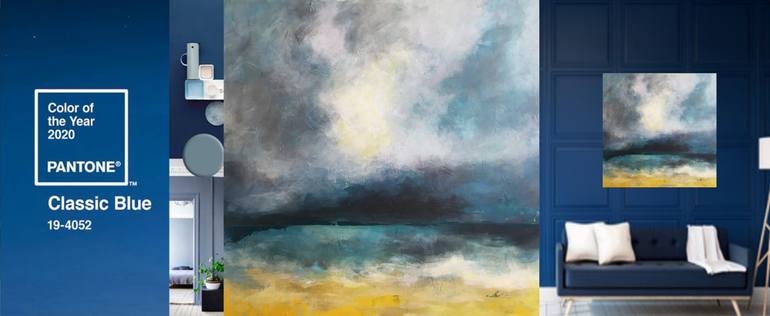 Original Abstract Landscape Painting by Ana Hartwich