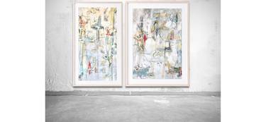 Original Abstract Expressionism Abstract Paintings by jimena carranza