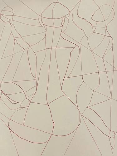 Original Geometric Drawings by Maria Empis Meira